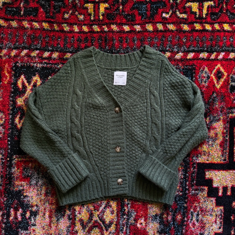 Abercrombie Cable Knit Cardigan